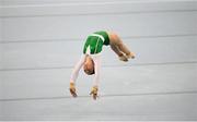 22 July 2019; Caoimhe Donohoe of Ireland on the floor during podium practice at the National Gymnastics Arena during Day One of the 2019 Summer European Youth Olympic Festival in Baku, Azerbaijan. Photo by Eóin Noonan/Sportsfile
