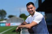 23 July 2019; Patrick Hoban poses for a portrait following a Dundalk Press Conference at Oriel Park in Dundalk, Co Louth. Photo by Ben McShane/Sportsfile