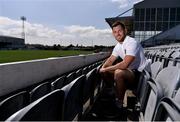 23 July 2019; Patrick Hoban poses for a portrait following a Dundalk Press Conference at Oriel Park in Dundalk, Co Louth. Photo by Ben McShane/Sportsfile