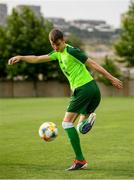 23 July 2019; Ciaran Brennan during a Republic of Ireland training session at the FFA Technical Centre ahead of their semi-final game of the 2019 UEFA European U19 Championships in Yerevan, Armenia. Photo by Stephen McCarthy/Sportsfile