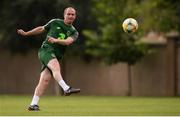 23 July 2019; Republic of Ireland assistant coach Colin Healy during a training session at the FFA Technical Centre ahead of their semi-final game of the 2019 UEFA European U19 Championships in Yerevan, Armenia. Photo by Stephen McCarthy/Sportsfile