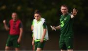23 July 2019; Republic of Ireland head coach Tom Mohan during a training session at the FFA Technical Centre ahead of their semi-final game of the 2019 UEFA European U19 Championships in Yerevan, Armenia. Photo by Stephen McCarthy/Sportsfile