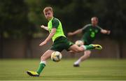 23 July 2019; Brandon Kavanagh during a Republic of Ireland training session at the FFA Technical Centre ahead of their semi-final game of the 2019 UEFA European U19 Championships in Yerevan, Armenia. Photo by Stephen McCarthy/Sportsfile