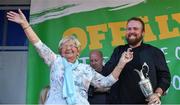 23 July 2019; The 2019 Open Champion Shane Lowry with the Claret Jug and his grandmother Emily Scanlon at his homecoming event in Clara in Offaly. Photo by Piaras Ó Mídheach/Sportsfile