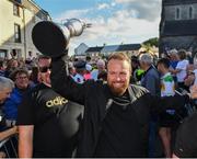 23 July 2019; The 2019 Open Champion Shane Lowry with the Claret Jug at his homecoming event in Clara in Offaly. Photo by Seb Daly/Sportsfile