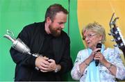 23 July 2019; The 2019 Open Champion Shane Lowry and his grandmother Emily Scanlon at his homecoming event in Clara in Offaly. Photo by Piaras Ó Mídheach/Sportsfile