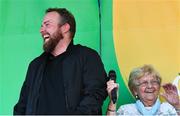 23 July 2019; The 2019 Open Champion Shane Lowry and his grandmother Emily Scanlon at his homecoming event in Clara in Offaly. Photo by Piaras Ó Mídheach/Sportsfile