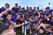 23 July 2019; Tipperary players and supporters celebrate with the cup following the Bord Gais Energy Munster GAA Hurling Under 20 Championship Final match between Tipperary and Cork at Semple Stadium in Thurles, Co Tipperary. Photo by Sam Barnes/Sportsfile