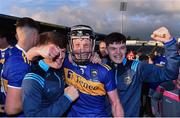 23 July 2019; Jerome Cahill of Tipperary, centre, celebrates with team-mates following the Bord Gais Energy Munster GAA Hurling Under 20 Championship Final match between Tipperary and Cork at Semple Stadium in Thurles, Co Tipperary. Photo by Sam Barnes/Sportsfile
