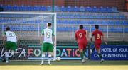 24 July 2019; Vitor Ferreira of Portugal shoots to score his side's first goal, a penalty, during the 2019 UEFA U19 Championships semi-final match between Portugal and Republic of Ireland at Banants Stadium in Yerevan, Armenia. Photo by Stephen McCarthy/Sportsfile