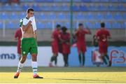 24 July 2019; Ali Reghba of Republic of Ireland after his side conceded a second goal during the 2019 UEFA U19 Championships semi-final match between Portugal and Republic of Ireland at Banants Stadium in Yerevan, Armenia. Photo by Stephen McCarthy/Sportsfile