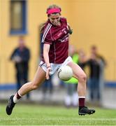 24 July 2019; Ellen Power of Galway scores her side's third goal during the All-Ireland U16 ‘A’ Championship Final 2019 match between Galway and Meath at St Rynagh's in Banagher, Co Offaly. Photo by Piaras Ó Mídheach/Sportsfile