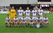 24 July 2019; The Dundalk team prior to the UEFA Champions League Second Qualifying Round 1st Leg match between Dundalk and Qarabag FK at Oriel Park in Dundalk, Louth. Photo by Seb Daly/Sportsfile