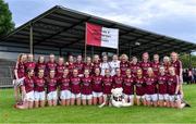 24 July 2019; The Galway squad celebrate with the cup after the All-Ireland U16 ‘A’ Championship Final 2019 match between Galway and Meath at St Rynagh's in Banagher, Co Offaly. Photo by Piaras Ó Mídheach/Sportsfile