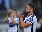 24 July 2019; Dane Massey of Dundalk following the UEFA Champions League Second Qualifying Round 1st Leg match between Dundalk and Qarabag FK at Oriel Park in Dundalk, Louth. Photo by Seb Daly/Sportsfile