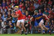 23 July 2019; Sean Twomey of Cork in action against Paddy Cadell of Tipperary during the Bord Gais Energy Munster GAA Hurling Under 20 Championship Final match between Tipperary and Cork at Semple Stadium in Thurles, Co Tipperary. Photo by Sam Barnes/Sportsfile