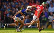 23 July 2019; Brian Turnbull of Cork in action against Craig Morgan of Tipperary during the Bord Gais Energy Munster GAA Hurling Under 20 Championship Final match between Tipperary and Cork at Semple Stadium in Thurles, Co Tipperary. Photo by Sam Barnes/Sportsfile