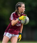 24 July 2019; Eva Noone of Galway during the All-Ireland U16 ‘A’ Championship Final 2019 match between Galway and Meath at St Rynagh's in Banagher, Co Offaly. Photo by Piaras Ó Mídheach/Sportsfile