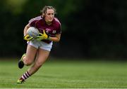 24 July 2019; Chellene Trill of Galway during the All-Ireland U16 ‘A’ Championship Final 2019 match between Galway and Meath at St Rynagh's in Banagher, Co Offaly. Photo by Piaras Ó Mídheach/Sportsfile