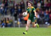 24 July 2019; Nicole Smith of Meath during the All-Ireland U16 ‘A’ Championship Final 2019 match between Galway and Meath at St Rynagh's in Banagher, Co Offaly. Photo by Piaras Ó Mídheach/Sportsfile