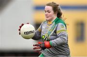 24 July 2019; Aoibheann Corcoran of Meath during the All-Ireland U16 ‘A’ Championship Final 2019 match between Galway and Meath at St Rynagh's in Banagher, Co Offaly. Photo by Piaras Ó Mídheach/Sportsfile