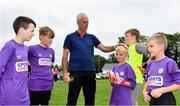 25 July 2019; Republic of Ireland manager Mick McCarthy signs with attendees during the FAI Festival of Football at Trim Celtic in Trim, Meath. Photo by Sam Barnes/Sportsfile