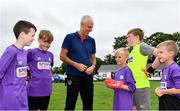 25 July 2019; Republic of Ireland manager Mick McCarthy with attendees during the FAI Festival of Football at Trim Celtic in Trim, Meath. Photo by Sam Barnes/Sportsfile