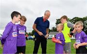25 July 2019; Republic of Ireland manager Mick McCarthy with attendees during the FAI Festival of Football at Trim Celtic in Trim, Meath. Photo by Sam Barnes/Sportsfile
