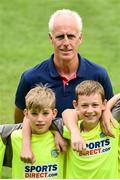 25 July 2019; Republic of Ireland manager Mick McCarthy, centre, with attendees during the FAI Festival of Football at Trim Celtic in Trim, Meath. Photo by Sam Barnes/Sportsfile
