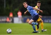 26 July 2019; Mark Dignam of UCD in action against Cory Galvin of Waterford during the SSE Airtricity League Premier Division match between UCD and Waterford at UCD Bowl in Belfield, Dublin. Photo by Ben McShane/Sportsfile