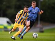 26 July 2019; Cory Galvin of Waterford in action against Jack Keaney of UCD during the SSE Airtricity League Premier Division match between UCD and Waterford at UCD Bowl in Belfield, Dublin. Photo by Ben McShane/Sportsfile
