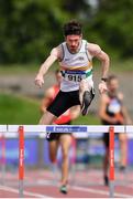 27 July 2019; Paul Byrne of St. Abbans A.C., Co. Laois, competing in the Men's 400m Hurdles during day one of the Irish Life Health National Senior Track & Field Championships at Morton Stadium in Santry, Dublin. Photo by Sam Barnes/Sportsfile