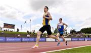 27 July 2019; Mark English of U.C.D. A.C., Co. Dublin, on his way to winning his Men's 800m heat during day one of the Irish Life Health National Senior Track & Field Championships at Morton Stadium in Santry, Dublin. Photo by Sam Barnes/Sportsfile