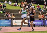 27 July 2019; Michael Clohisey of Raheny Shamrock A.C., Co. Dublin, left, and Stephen Scullion of Clonliffe Harriers A.C., Co. Dublin, competing in the Men's 10000m during day one of the Irish Life Health National Senior Track & Field Championships at Morton Stadium in Santry, Dublin. Photo by Sam Barnes/Sportsfile