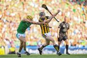 27 July 2019; Walter Walsh of Kilkenny in action against Dan Morrissey of Limerick during the GAA Hurling All-Ireland Senior Championship Semi-Final match between Kilkenny and Limerick at Croke Park in Dublin. Photo by Ramsey Cardy/Sportsfile