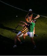 27 July 2019; Paul Murphy of Kilkenny in action against Peter Casey of Limerick during the GAA Hurling All-Ireland Senior Championship Semi-Final match between Kilkenny and Limerick at Croke Park in Dublin. Photo by Daire Brennan/Sportsfile