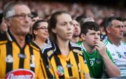 27 July 2019; Supporters look on in the final seconds during the GAA Hurling All-Ireland Senior Championship Semi-Final match between Kilkenny and Limerick at Croke Park in Dublin. Photo by David Fitzgerald/Sportsfile