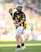 27 July 2019; Cahir Keyes, All Saints’ PS, Omagh, Tyrone, representing Kilkenny, during the INTO Cumann na mBunscol GAA Respect Exhibition Go Games at the GAA Hurling All-Ireland Senior Championship Semi-Final match between Limerick and Kilkenny at Croke Park in Dublin. Photo by Ramsey Cardy/Sportsfile