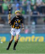 27 July 2019; Amy O’Mara, St Laurence’s NS, Crookstown, Kildare, representing Kilkenny, during the INTO Cumann na mBunscol GAA Respect Exhibition Go Games at the GAA Hurling All-Ireland Senior Championship Semi-Final match between Limerick and Kilkenny at Croke Park in Dublin. Photo by Piaras Ó Mídheach/Sportsfile