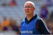 28 July 2019; Galway manager Brian Hanley prior to the Electric Ireland GAA Hurling All-Ireland Minor Championship Semi-Final match between Wexford and Galway at Croke Park in Dublin. Photo by Brendan Moran/Sportsfile