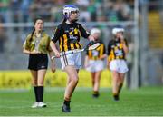 27 July 2019; Saoirse McMahon, St Colmcilles SNS, Knocklyon, Dublin, representing Kilkenny, during the INTO Cumann na mBunscol GAA Respect Exhibition Go Games at the GAA Hurling All-Ireland Senior Championship Semi-Final match between Limerick and Kilkenny at Croke Park in Dublin. Photo by Piaras Ó Mídheach/Sportsfile