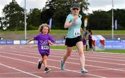 28 July 2019; Attendees during the Athletics Ireland Festival of Running at Morton Stadium in Santry, Dublin. Photo by Sam Barnes/Sportsfile