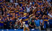28 July 2019; Séamus Callanan of Tipperary celebrates after scoring his side's first goal during the GAA Hurling All-Ireland Senior Championship Semi Final match between Wexford and Tipperary at Croke Park in Dublin. Photo by Brendan Moran/Sportsfile