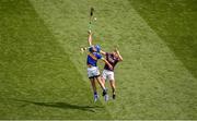 28 July 2019; John McGrath of Tipperary in action against Damien Reck of Wexford during the GAA Hurling All-Ireland Senior Championship Semi Final match between Wexford and Tipperary at Croke Park in Dublin. Photo by Daire Brennan/Sportsfile