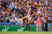 28 July 2019; Lee Chin of Wexford scores his side's second goal during the GAA Hurling All-Ireland Senior Championship Semi Final match between Wexford and Tipperary at Croke Park in Dublin. Photo by Brendan Moran/Sportsfile