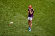 28 July 2019; A dejected Paul Morris of Wexford after the GAA Hurling All-Ireland Senior Championship Semi Final match between Wexford and Tipperary at Croke Park in Dublin. Photo by Daire Brennan/Sportsfile