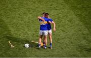28 July 2019; Mark Kehoe, left, and Barry Heffernan of Tipperary celebrate after the GAA Hurling All-Ireland Senior Championship Semi Final match between Wexford and Tipperary at Croke Park in Dublin. Photo by Daire Brennan/Sportsfile
