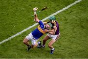 28 July 2019; John O’Dwyer of Tipperary in action against Shaun Murphy of Wexford during the GAA Hurling All-Ireland Senior Championship Semi Final match between Wexford and Tipperary at Croke Park in Dublin. Photo by Daire Brennan/Sportsfile