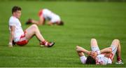 28 July 2019; Tyrone players following the EirGrid GAA Football All-Ireland U20 Championship Semi-Final match between Cork and Tyrone at Bord Na Mona O'Connor Park in Tullamore, Offaly. Photo by David Fitzgerald/Sportsfile