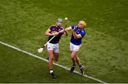 28 July 2019; Conor McDonald of Wexford in action against Ronan Maher of Tipperary during the GAA Hurling All-Ireland Senior Championship Semi Final match between Wexford and Tipperary at Croke Park in Dublin. Photo by Daire Brennan/Sportsfile